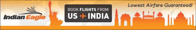 Indian Eagle travel, cheap flights to India from USA, cheap US-India flight tickets